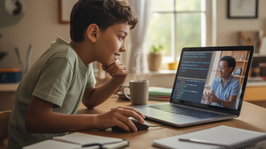 Online Tutoring with Coding Based Mathematics