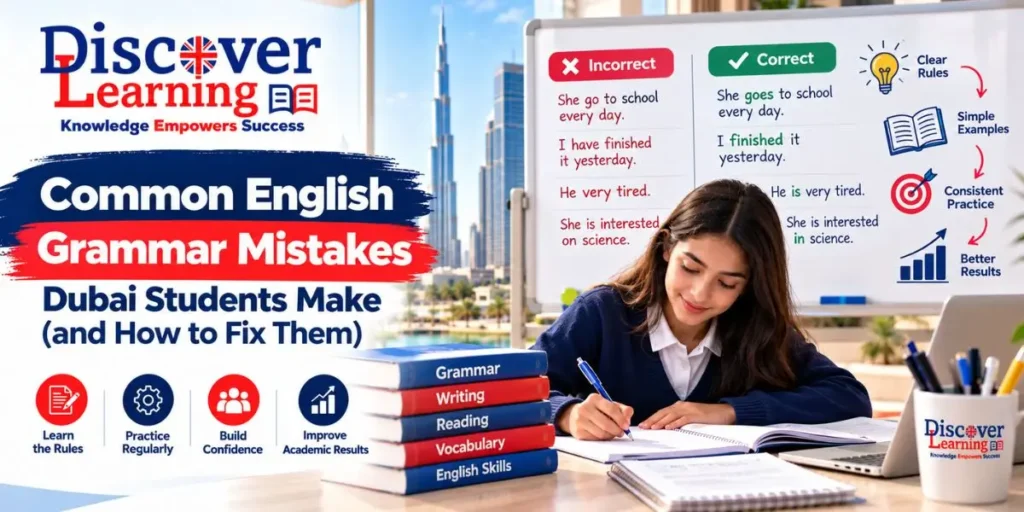 Common English Grammar Mistakes Dubai Students Make (and How to Fix Them)