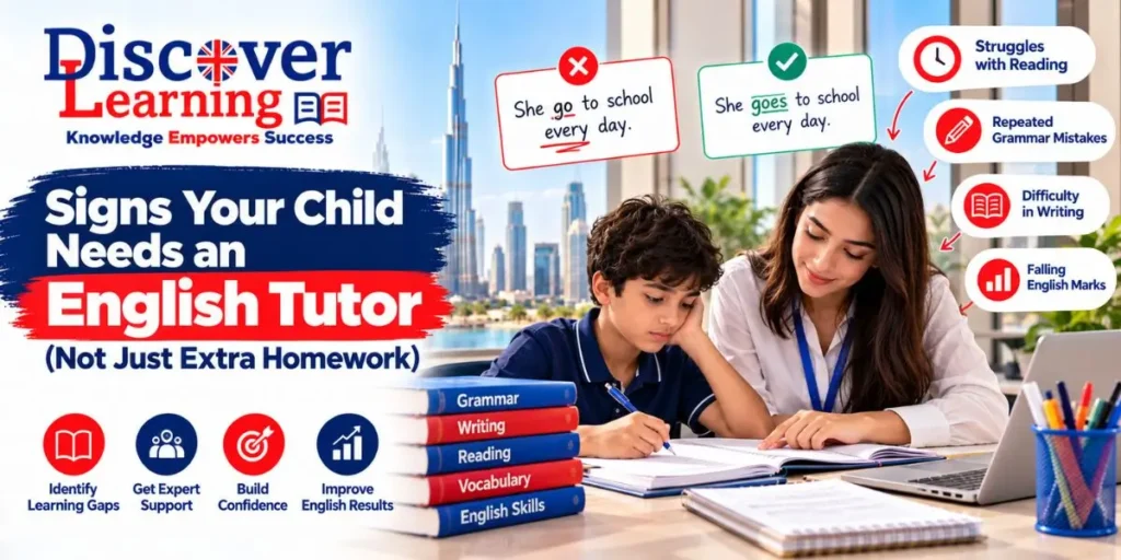 Signs Your Child Needs an English Tutor (Not Just Extra Homework)